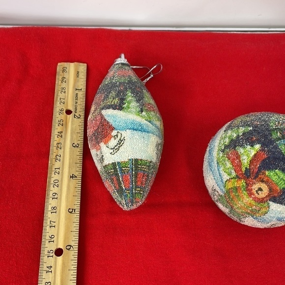 CHRISTMAS ORNAMENTS lot of 3 - Picture 3 of 7